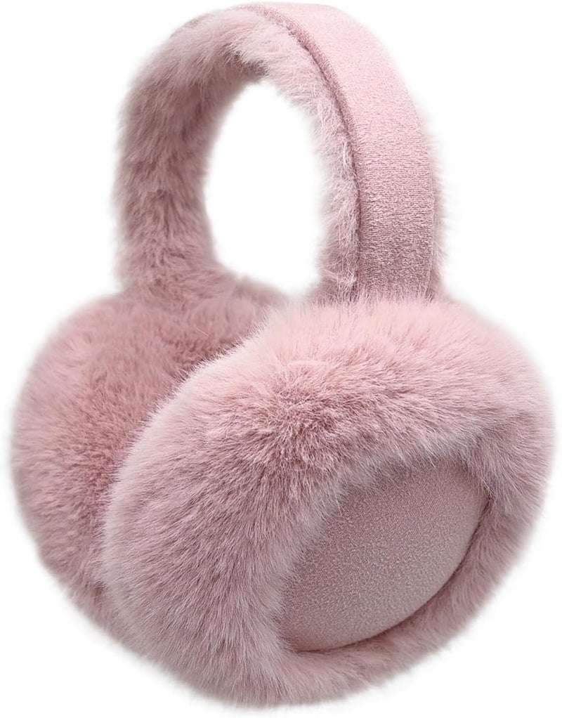 Kedofe Ear Muffs for Winter Women Foldable Fuzzy Cold Outdoor Earmuffs Soft Faux Furry Ear Warmers Covers - Image 1